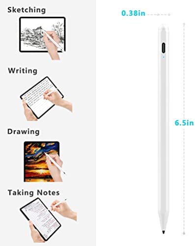 Stylus Pen for iPad with Palm Rejection, XIRON Active Pencil Compatible with (2018-2022) Apple iPad