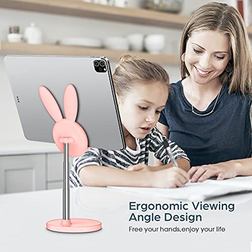 Amazon.com: OATSBASF Cute Phone Stand, Adjustable Bunny Phone Stand for Desk, Thick Case Friendly Ph