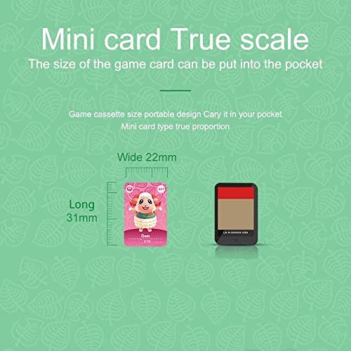 Amazon.com: 48 Pcs Mini NFC Game Tag Rare Character Villager Cards Compatible with Animal Crossing N