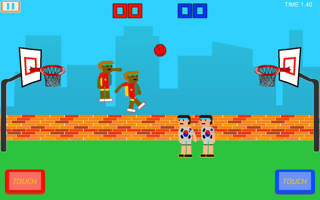 Basketball Kick - a Physics & Bouncy & Battle game