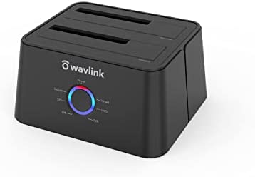 Amazon.com: WAVLINK USB 3.0 and USB C to SATA Dual-Bay External Hard Drive Docking Station for 2.5/3