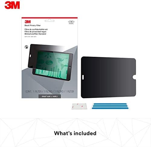 Amazon.com: 3M Privacy Filter for Apple iPad Air 1/2/Pro 9.7 Tablet - Landscape (PFTAP002) : Electro