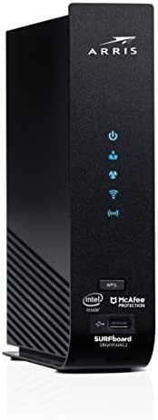 Arris SURFboard (16x4) Docsis 3.0 Cable Modem Plus AC1900 Dual Band Wi-Fi Router, Certified for Xfin