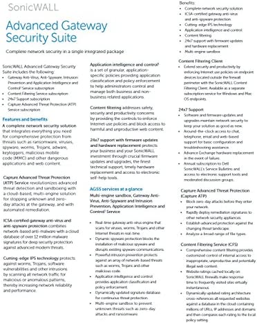 Amazon.com: SonicWall TZ400 2YR Comp Gtwy Security Suite 01-SSC-0568 : Software