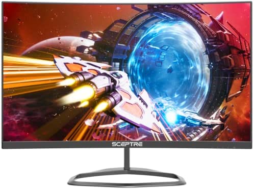 Amazon.com: Sceptre Curved 24.5-inch Gaming Monitor up to 240Hz 1080p R1500 1ms DisplayPort x2 HDMI