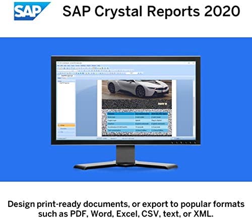 Amazon.com: SAP Crystal Reports 2020 Reporting Software [64-Bit] [PC Download] : Software