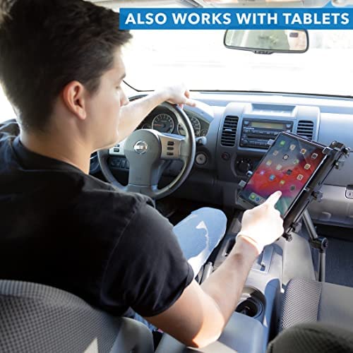 Mount-It! Laptop Vehicle Mount | No-Drill Computer Mounting Bracket for Front Passenger Seat | Sturd