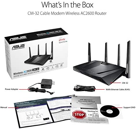 Amazon.com: ASUS Modem Router Combo - All-in-One DOCSIS 3.0 32x8 Cable Modem + Dual-Band Wireless AC