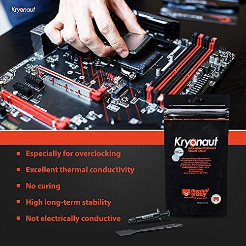 Amazon.com: Thermal Grizzly Kryonaut The High Performance Thermal Paste for Cooling All Processors,