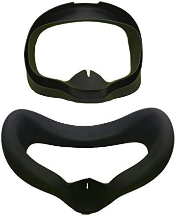 Amazon.com: VR Face Silicone Cover Mask & Face Pad for Oculus Quest Face Cushion Cover Sweatproo