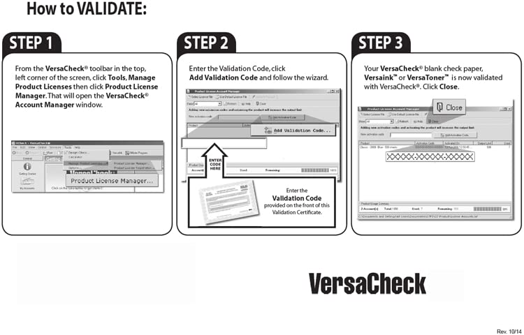 Amazon.com: VersaCheck Annual Unlimited Print Validation Code [Online Code] : Software