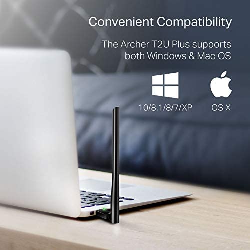 Amazon.com: TP-Link AC600 USB WiFi Adapter for PC (Archer T2U Plus)- Wireless Network Adapter for De