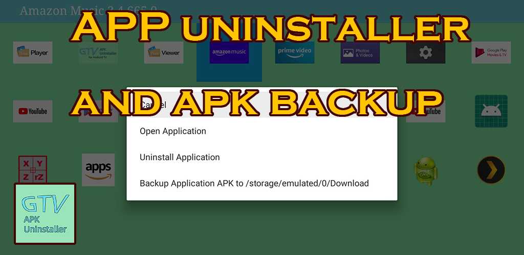 GTV APK Uninstaller