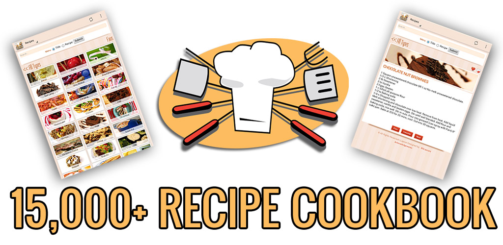 15,000+ Recipe Cookbook