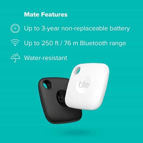 Amazon.com: Tile Mate (2022). Bluetooth Tracker, Keys Finder and Item Locator for Keys, Bags and Mor