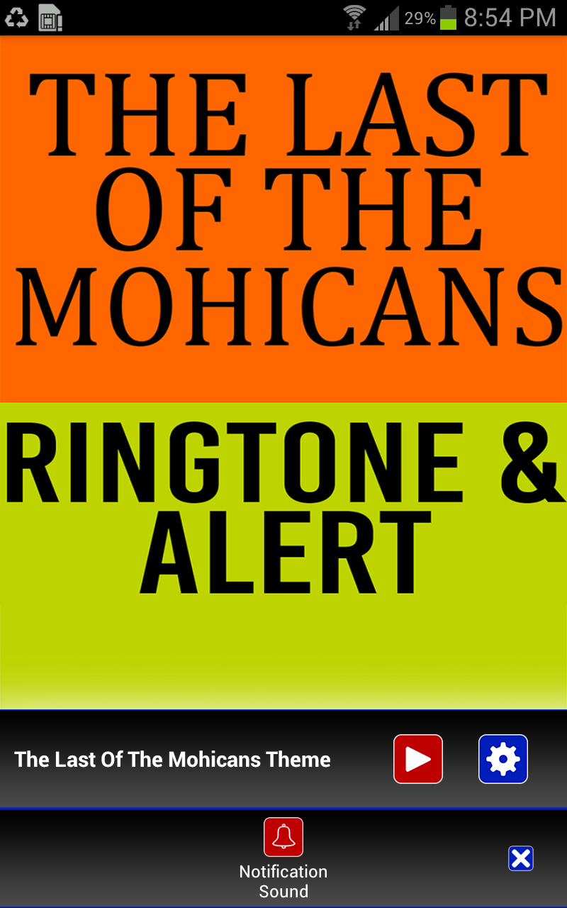 The Last of the Mohicans Ringtone