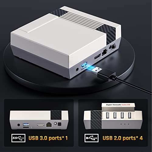 Amazon.com: Kinhank Super Console Cube X3 Retro Game Console with 100000+ Games, EmuELEC 4.5/Android