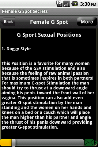 Female G Spot Orgasm