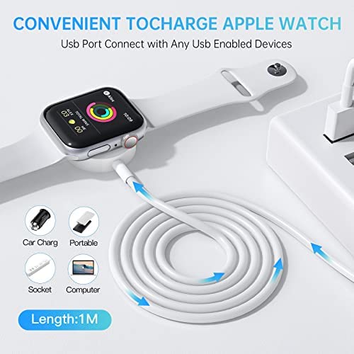 Watch Charger Compatible with Apple Watch Charger, Watch Charger Charging Cable for Watch Series 8/7