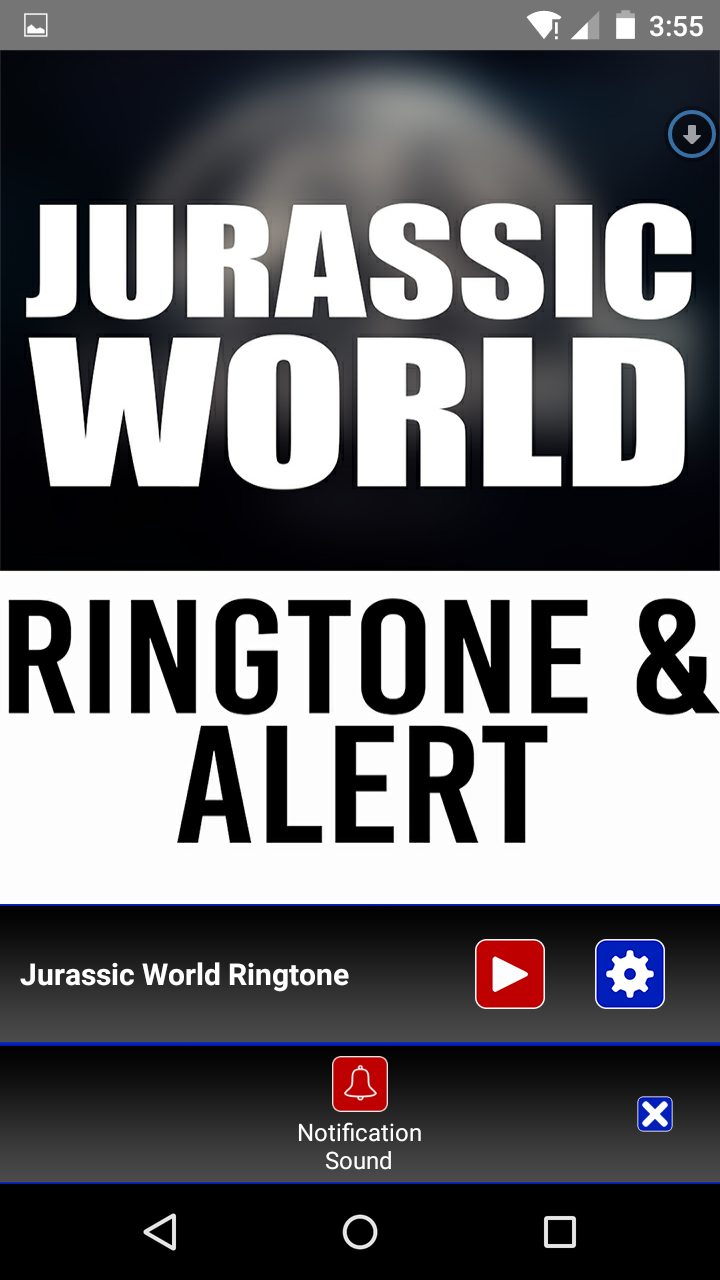Jurassic World Ringtone and Alert
