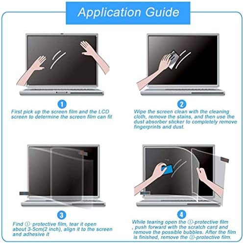 Amazon.com: 2PCS 15.6 Inch Laptop Screen Protector (345x194mm/ W x H) for 15.6" 16:9 Aspect Ratio HP