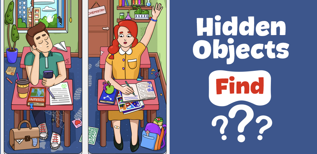 Hidden objects puzzle! Find it and search clue adventure mystery spot i spy games seek eye hunt brai