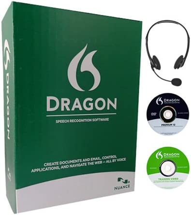 Amazon.com: Nuance DRAGON PREMIUM 12 BUNDLED W/TR Productivity