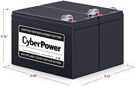 Amazon.com: CyberPower RB1290X2 UPS Replacement Battery Cartridge, Maintenance-Free, User Installabl