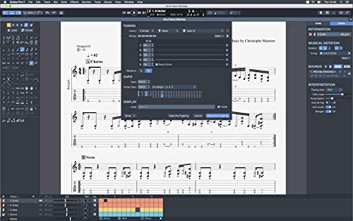 Amazon.com: Guitar Pro 7.5 - Tablature and Notation Editor, Score Player, Guitar Amp and FX Software