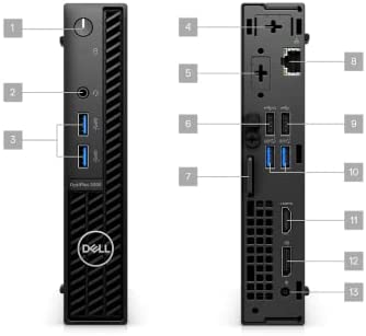 Dell OptiPlex 3000 Micro (Latest Model) Intel 12th Gen Core i5-12500T 16GB DDR4 512GB PCIe SSD WiFi