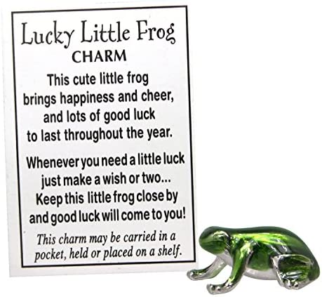 Ganz Lucky Little Frog Charm with Story Card!