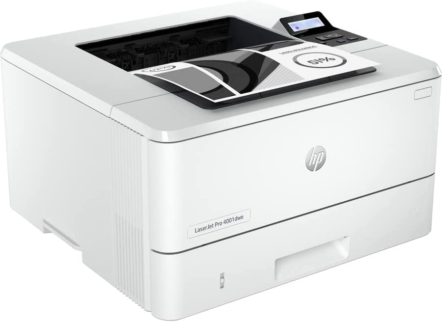 HP LaserJet Pro 4001dwe Wireless Black & White Printer - Smart Printer Requires Internet to Oper