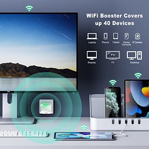 Amazon.com: WiFi Extenders Signal Booster for Home, 1200Mbps Dual Band 2.4GHz/5GHz WiFi Booster and