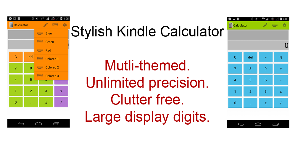 Stylish Kindle calculator pro