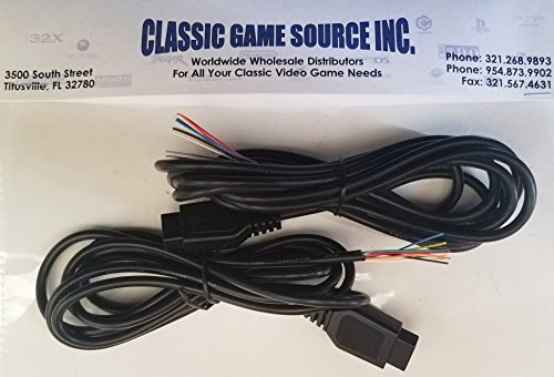 Amazon.com: Two 6FT 9 Pin Replacement Cable Cord Wires to Repair Amiga CD32 Controller Joystick : Vi