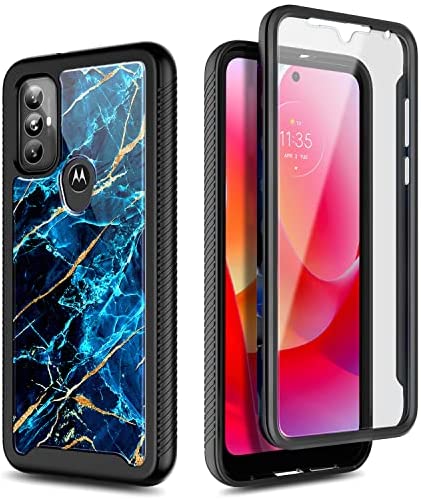 Amazon.com: NZND Case for Motorola Moto G Power 2022 with [Built-in Screen Protector], Full-Body Pro