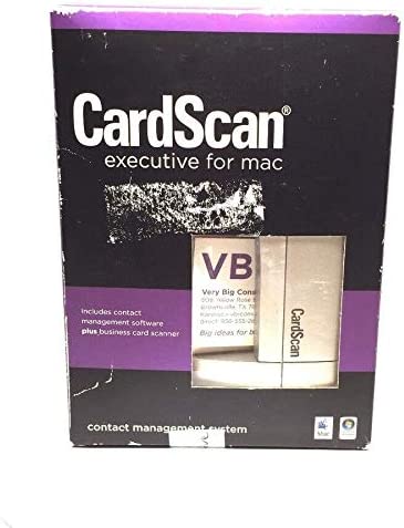 Amazon.com: Cardscan CardScan Executive for Mac : Office Products