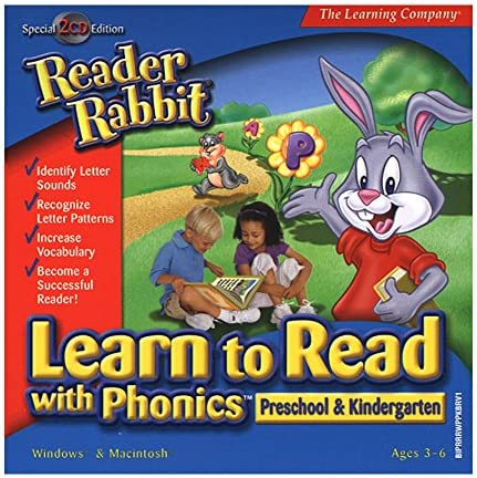 Amazon.com: Reader Rabbit Learn to Read with Phonics! Preschool & Kindergarten Age Rating:3 - 6