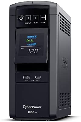 Amazon.com: CyberPower CP1000PFCLCD PFC Sinewave UPS System, 1000VA/600W, 10 Outlets, AVR, Mini-Towe