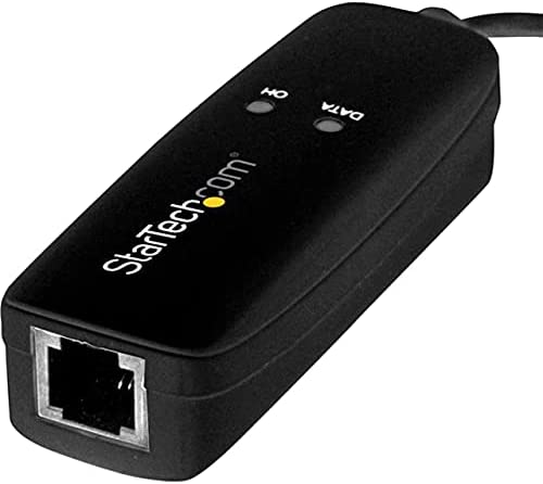 Amazon.com: StarTech.com USB 2.0 Fax Modem - 56K External Hardware Dial Up V.92 Modem/ Dongle/Adapte