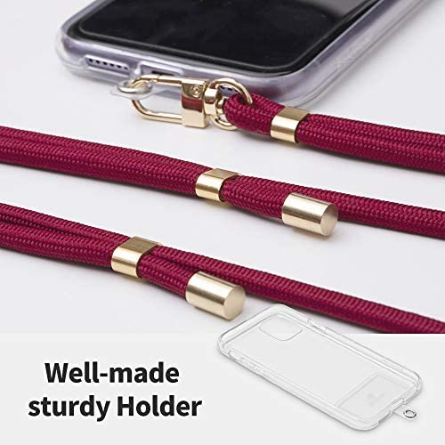 Amazon.com: Sinjimoru Cell Phone Lanyard for Phone Case (2Packs), with Adjustable Phone Strap for Wr