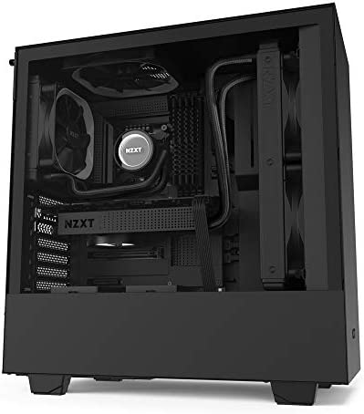 NZXT H510 - CA-H510B-B1 - Compact ATX Mid-Tower PC Gaming Case - Front I/O USB Type-C Port - Tempere