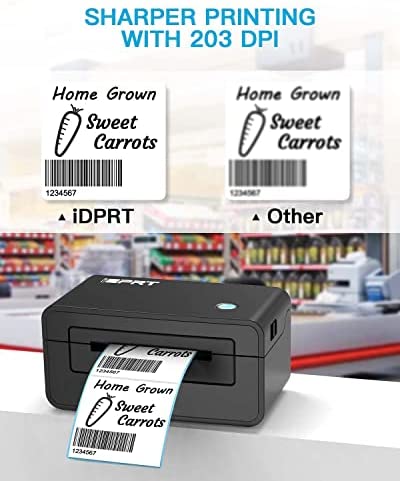 Amazon.com : iDPRT Thermal Label Printer SP410 Thermal Shipping Label Printer, 4x6 Label Printer, Th