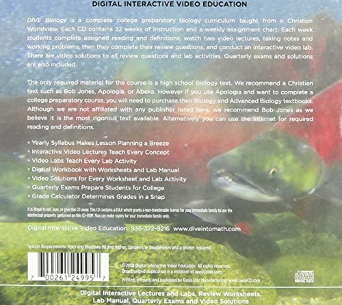 Amazon.com: DIVE Biology Instructional CD-ROM