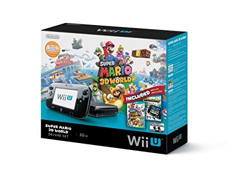 Amazon.com: Nintendo Wii U Deluxe Set: Super Mario 3D World and Nintendo Land Bundle - Black 32 GB :