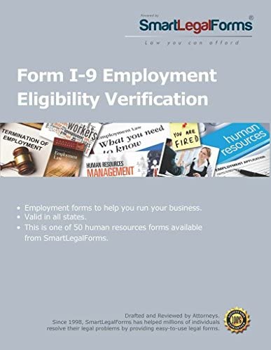 Amazon.com: Form I-9 Employment Eligibility Verification [Instant Access] : Software