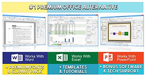 Amazon.com: Office Suite 2023 Home & Student Premium | Open Word Processor, Spreadsheet, Present