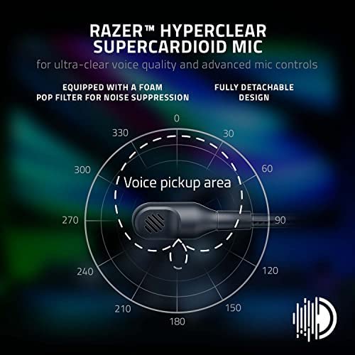 Razer BlackShark V2 Pro Wireless Gaming Headset: THX 7.1 Spatial Surround Sound - 50mm Drivers - Det