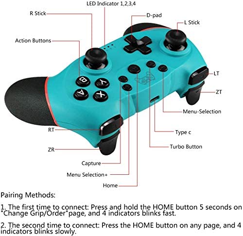 Amazon.com: Diswoe Switch Controller, Wireless Pro Controller for Switch/Switch Lite/Switch OLED, Sw