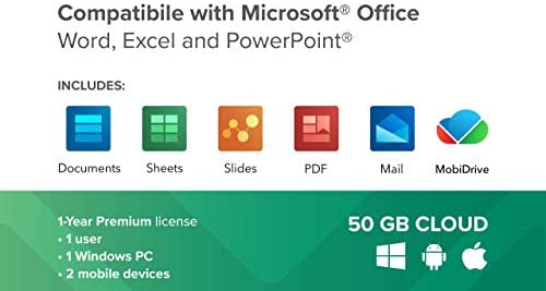 Amazon.com: OfficeSuite Personal Compatible with Microsoft® Office Word® Excel® & PowerPoint® an